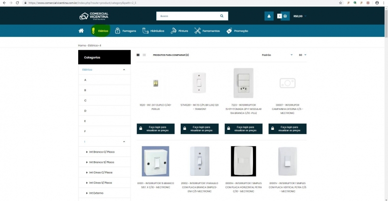 Material Elétrico e Hidráulico para Revenda Conjunto Residencial Butantã - Material Elétrico Online